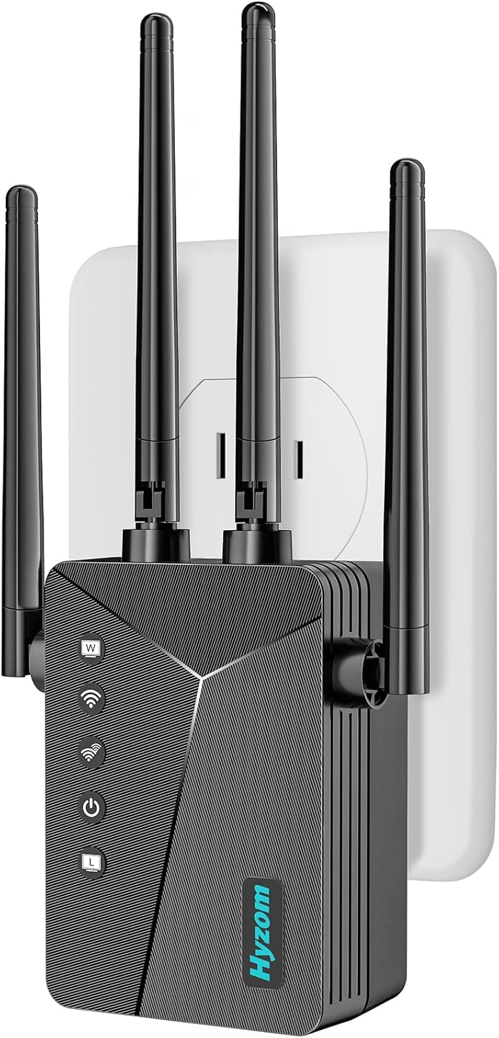 2022 Newest WiFi Range Extender Signal Booster up to 7000 sq.ft, Wireless Internet Repeater Wi-Fi Booster and Signal Amplifier with Ethernet Port