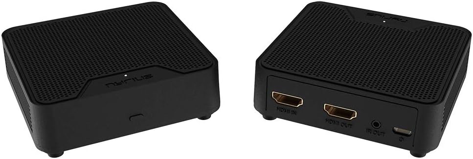 Nyrius WS55 Wireless HDMI Video Transmitter & Receiver for Streaming HD 1080p Video & Digital Audio from A/V Receiver, Cable/Satellite Box, Blu-ray