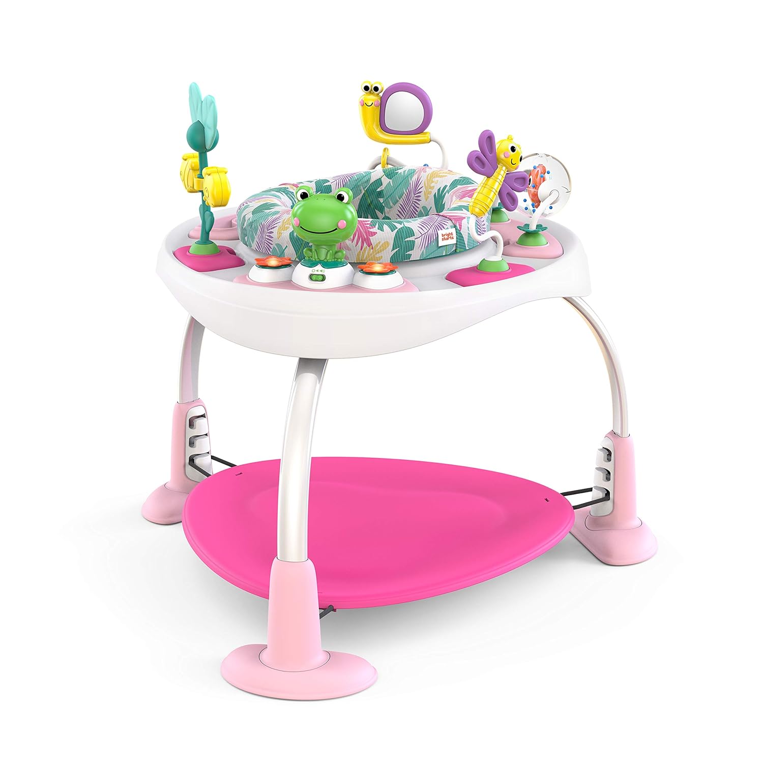 Bright Starts Bounce Baby 2-in-1 Activity Jumper & Table, Playful Pond Pack of 2