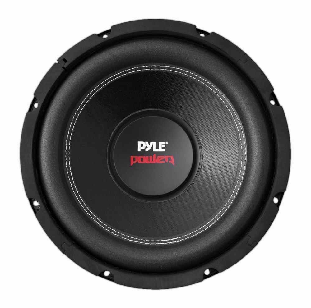 Pyle 8 inch 800 Watt Dual 4 Ohm Subwoofer Car Audio Speaker Music CD Home Voice Plpw8d