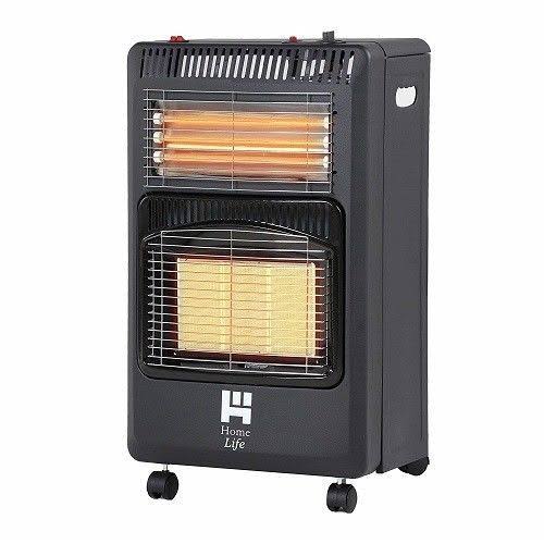 Cabinet Heater Dual Purpose Propane and Electric Foldable Black