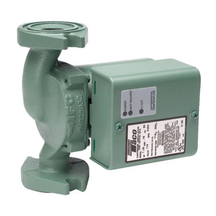 Taco 008-VDTF6-2 Cast Iron 1/25 HP Variable Speed Delta-T Circulator Pump