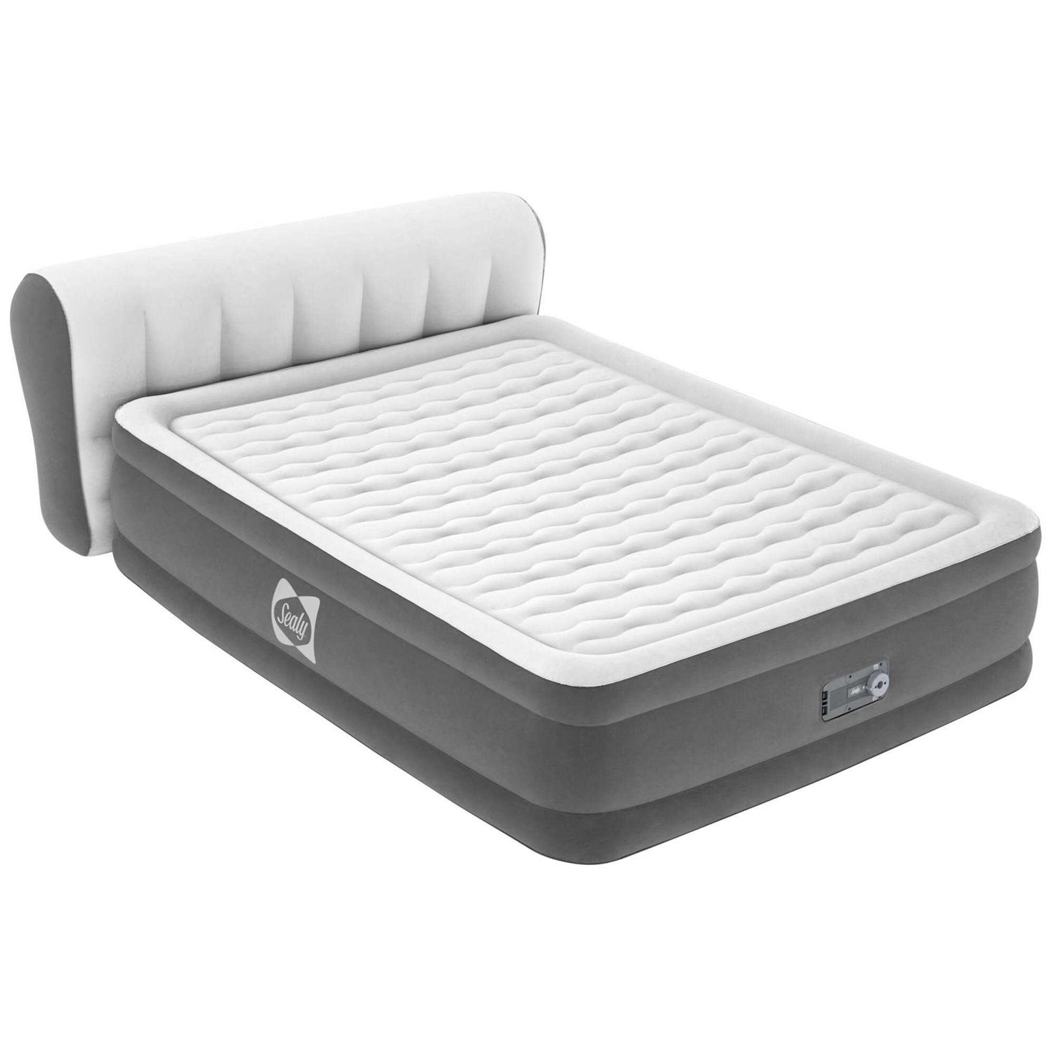 Sealy Tritech Airbed Queen 31 Headboard Built-in AC pump - Sports Supplies Online Store