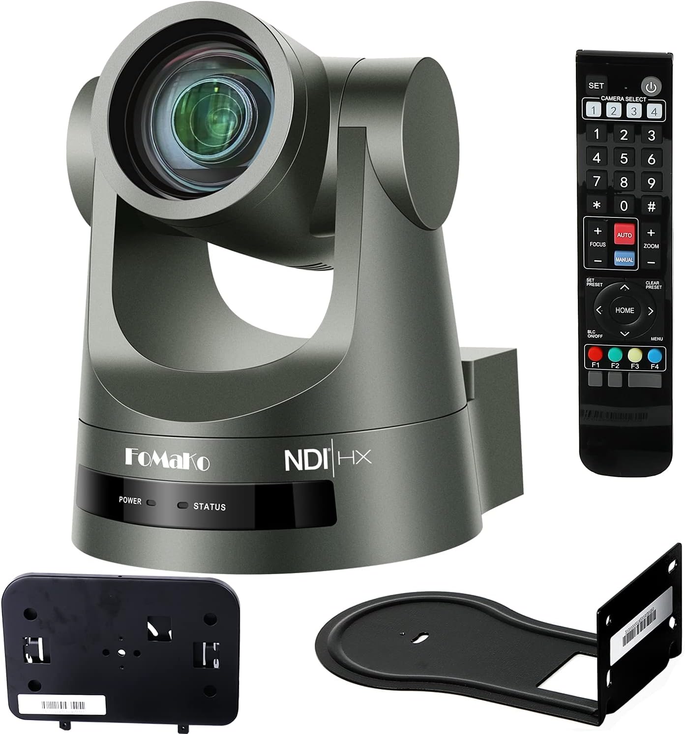 FoMaKo NDI PTZ Camera 12X/30X Optical Zoom Wide Angle Conference Camera HDMI 3G-SDI LAN POE 1080P/60FPS Broadcast Live Streaming NDI Camera for