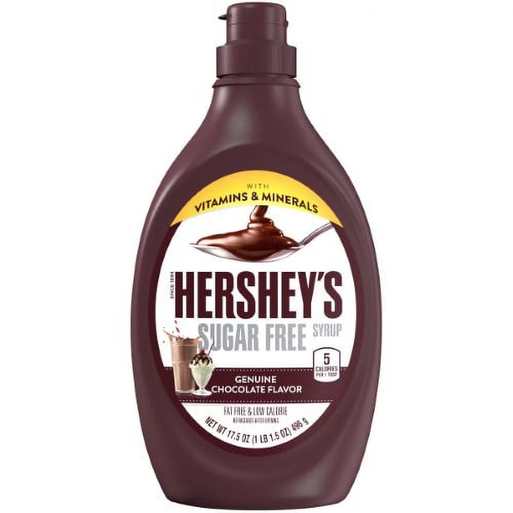 Hershey's Sugar Free Chocolate Syrup (Pack of 32)