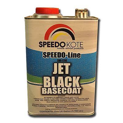 Jet Black Basecoat for Automotive Base Coat , One Gallon SMR-9700