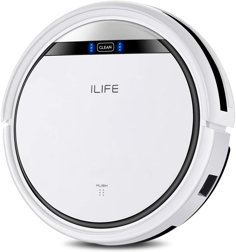 ILIFE V3s Pro Robot Vacuum Cleaner, Tangle-free Suction , Slim, Automatic Self-Charging Robotic Vacuum Cleaner, Daily Schedule Cleaning