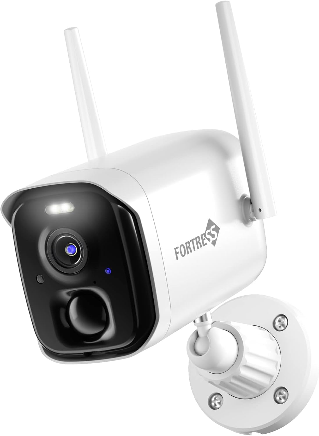 Wireless Security Outdoor 2K Camera, Rechargeable Battery Powered 4MP WiFi Smart Weatherproof Camera with Color Night Vision Spotlight Siren Alarm