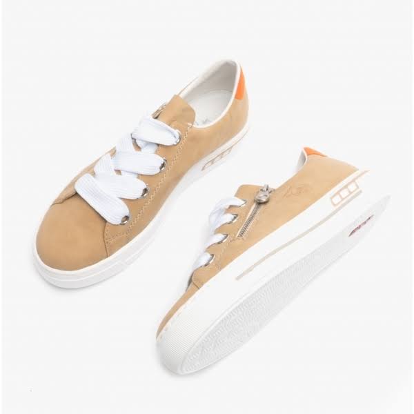 Rieker L88A0 Ladies Casual Trainers Nude: EU 39