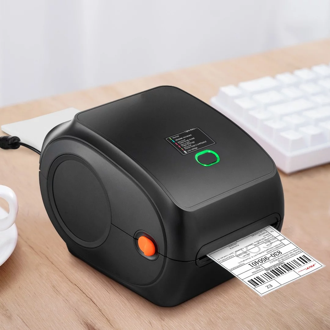 VEVOR Thermal Label Printer 4x6 300DPI USB/Bluetooth for Amazon eBay Etsy UPS