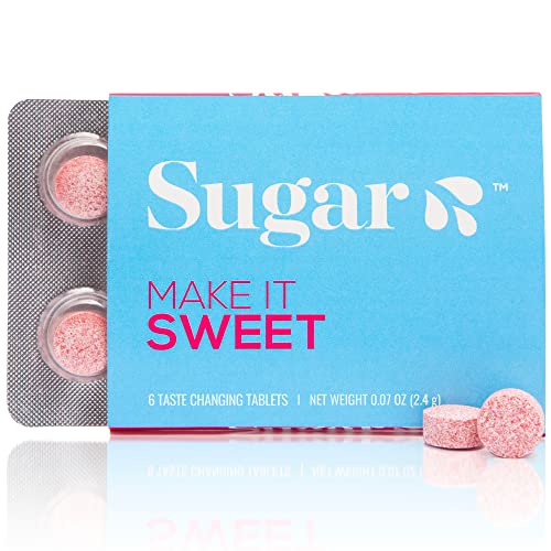 SUGAR SPLASH Taste Changing Tablets | Flavor Changing Tablets for Couples | Flavor Tripping Tablets That Make Everything Sweet (1 Pack)