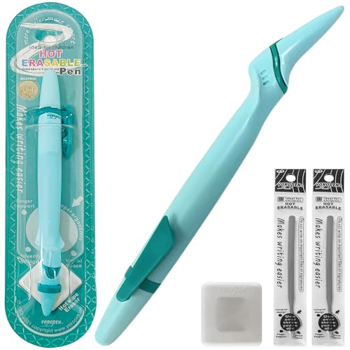 Lefty’s Left Handed Erasable Pen No Smear - Smudge Free Soft Grip - Effortless Writing Comfort - Quick-Dry Pens for Back to School