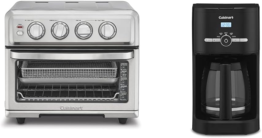Cuisinart Air Fryer + Convection Toaster Oven, 8-1 Oven with Bake, Grill, Broil & Warm Options, Stainless Steel