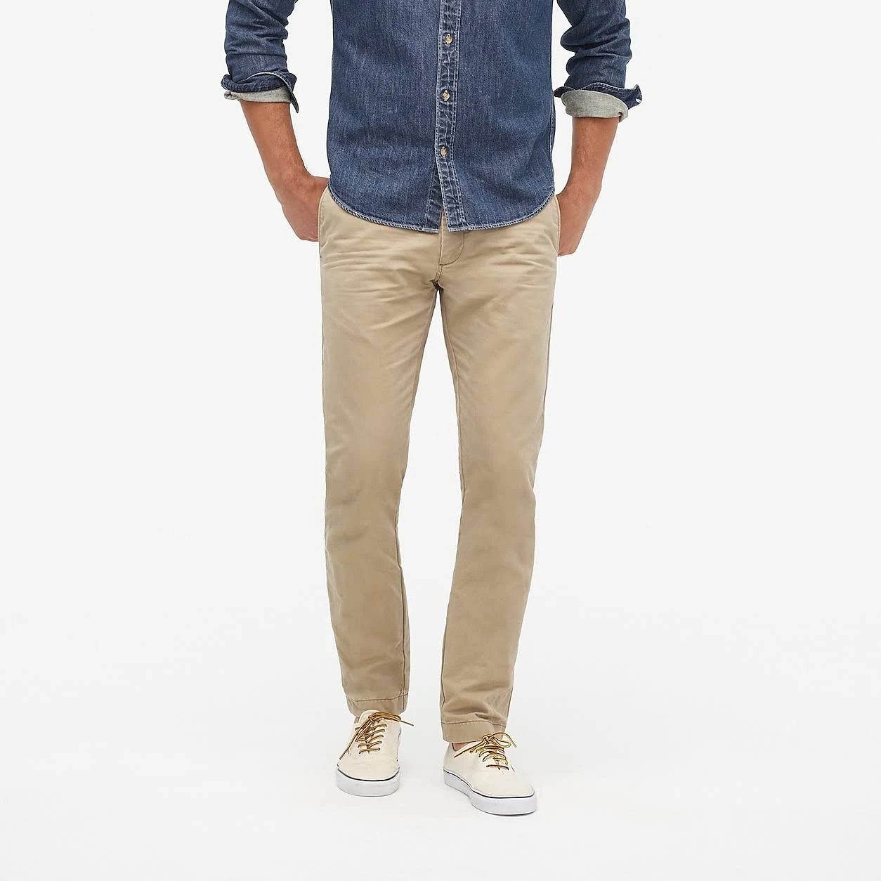 J.Crew Mens 484 Slim-Fit Pant in Broken-In Chino (Size 29x30)
