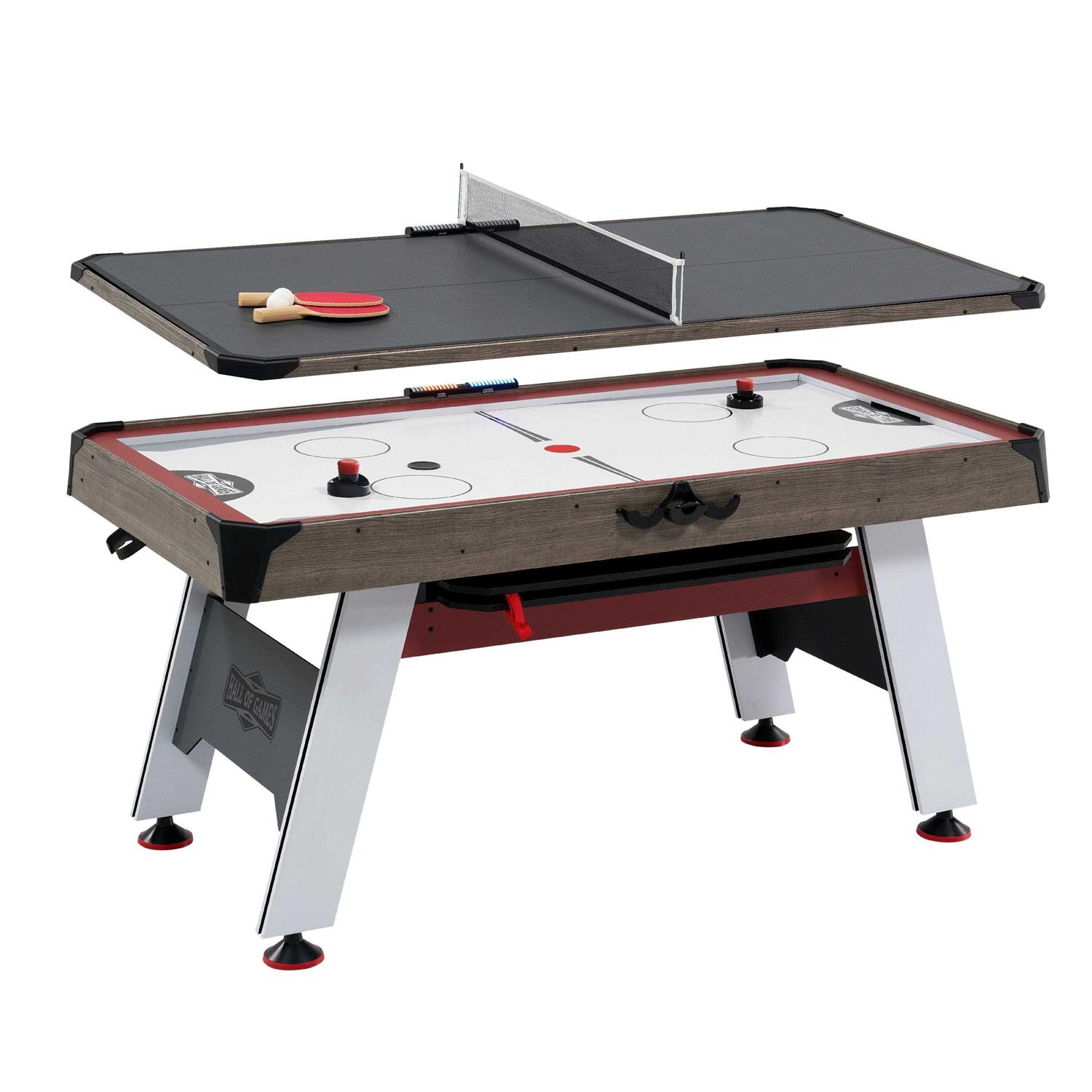 Hall of Games 66 Air Powered Hockey with Table Tennis Top - Sports Supplies Online Store