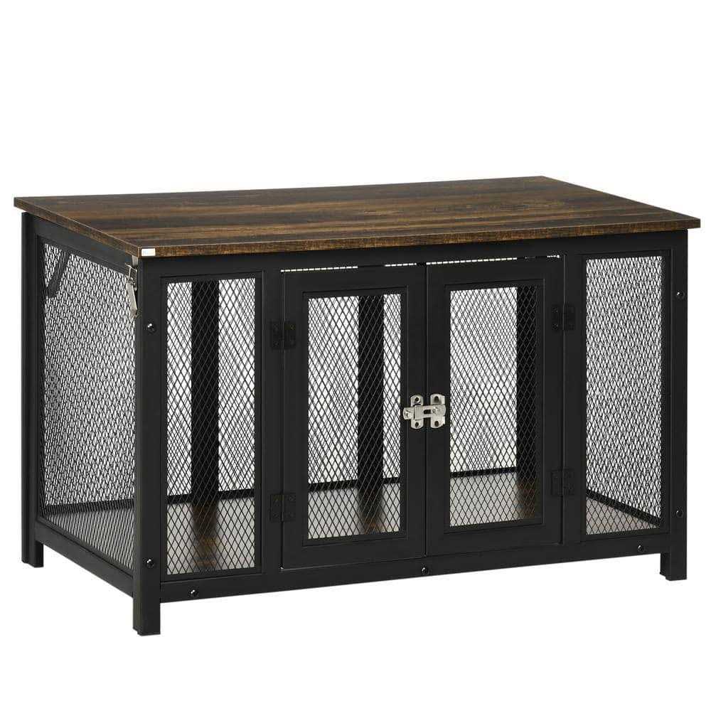 PawHut Furniture Style Dog Crate with Openable Top Big Dog Crate End Table - Pet Supplies online store