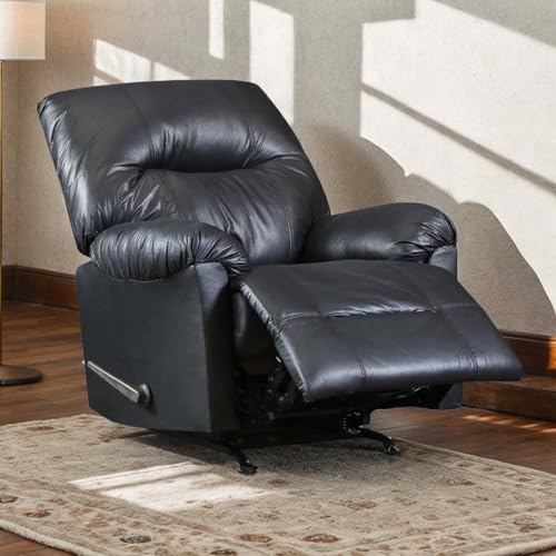 Modern Lazy Boy Recliner Chair&Recliner Chairs for Adults,Manual Reclining Chair&Rocker Recliner Chair with Footrest&Adjustable Backrest