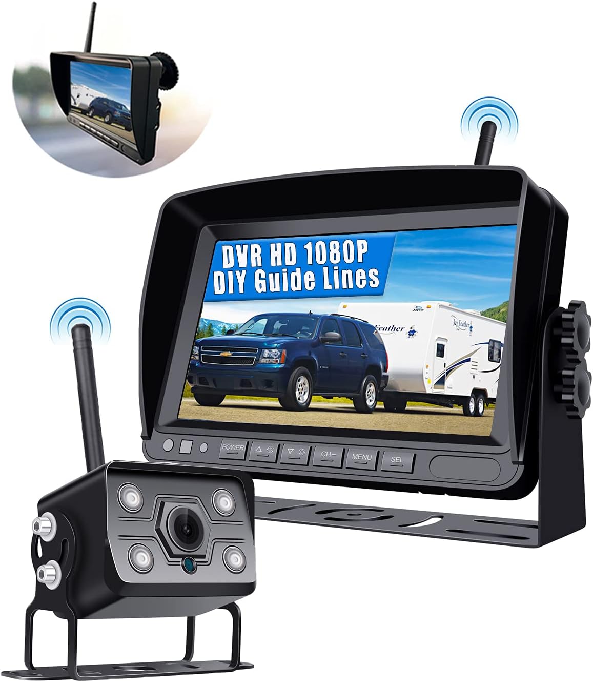 HD RV Wireless Backup Camera
