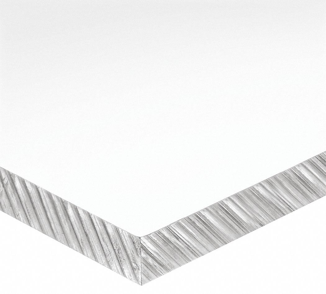 Grainger USA Sealing Polycarbonate Sheet 48x22L x 48x22W x 1/2x22 Thick, Clear, Scratch u0026 UV Resistant
