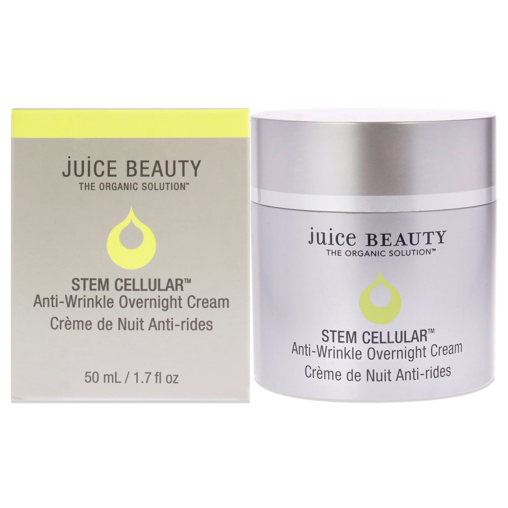Stem Cellular Anti-Wrinkle Overnight Cream by Juice Beauty for Women - 1.7 oz Cream