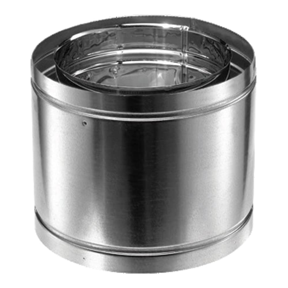 DuraVent 12DCA-48 DuraChimney II Class A Galvanized Steel Chimney Pipe, Double Wall, 12" ID, 48" Length
