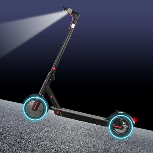 Electric Scooter Adults, Foldable 8.5" Tires E Scooter for Adults, 19 Mph, 350W Motor Fast Cooter