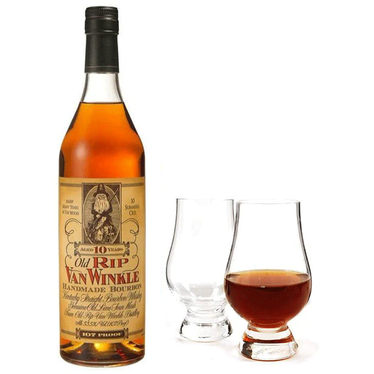 Old Rip Van Winkle 10 Year Bourbon with Glencairn Set Bundle - Nestor Liquor