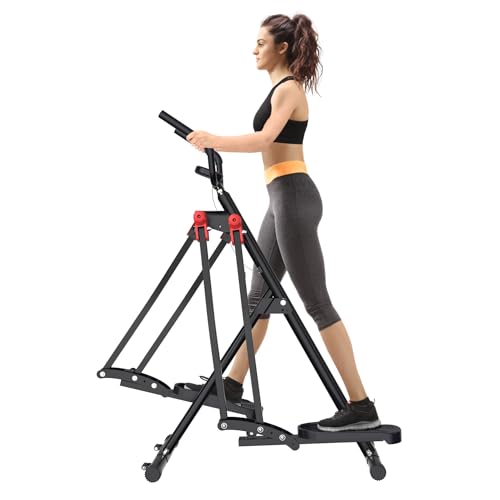 Air Walk Elliptical Glider Machine,Ellipse Home Cross-Training Arm/Leg Cardio Workout Machine for Senior & Adult