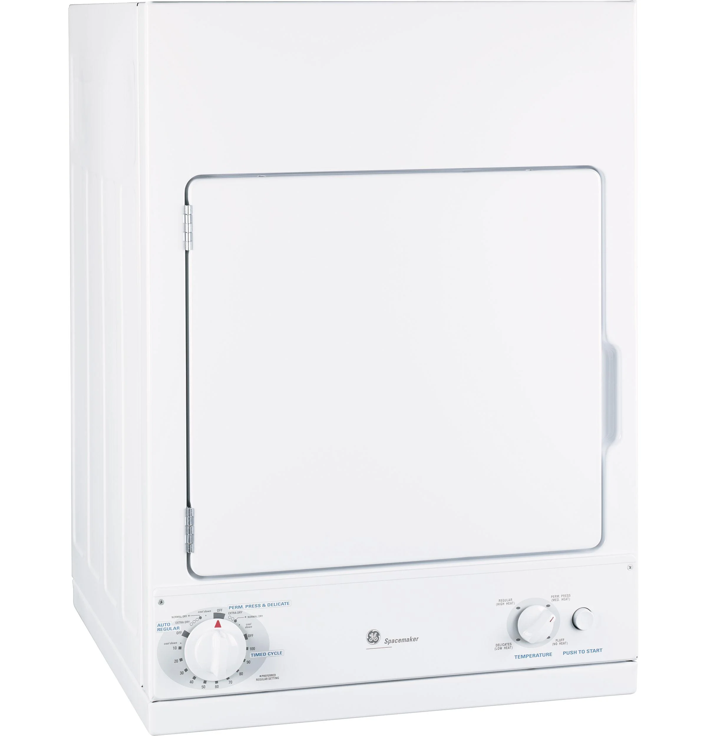 GE Spacemaker Dsks433ebww Electric Dryer
