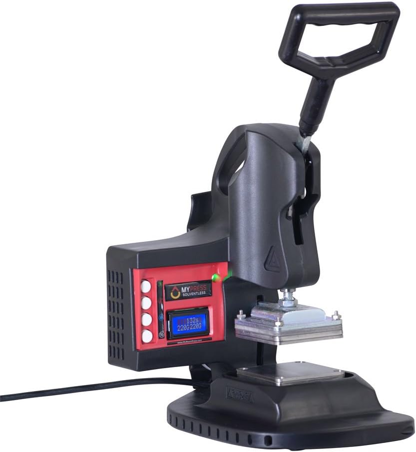 MyPress Gen 2, Portable Heat Press Machine, Digital Display, Stainless Steel Plates, Automatic Timer