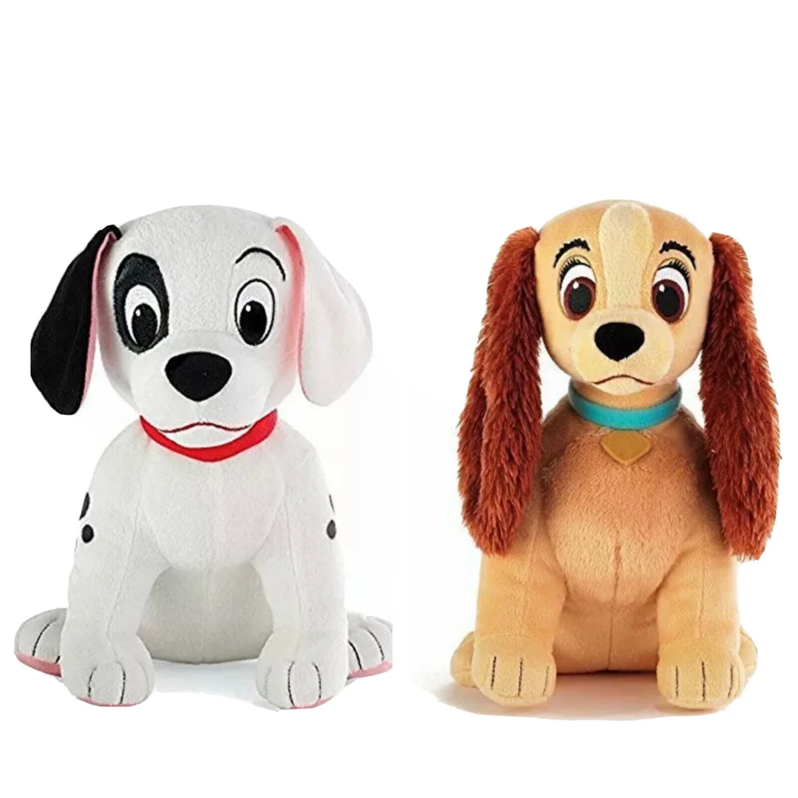 Dalmatian Dog Disney Patch Eye & Lady Kohl’s 12" Plush Soft Stuffed Animal NEW