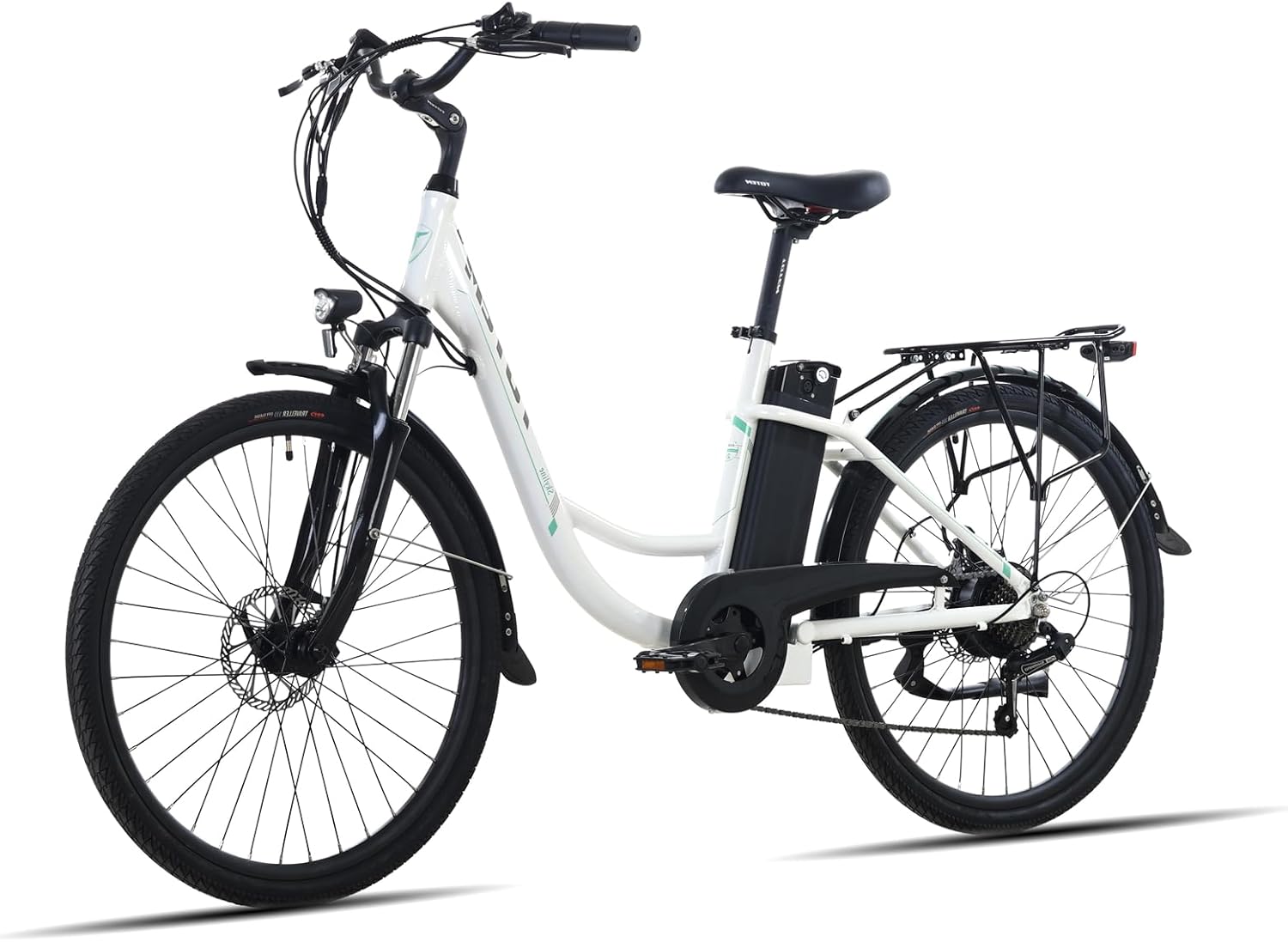 Skyline Electric Bike 26'',36V 10.4Ah Removable Battery Electric, E-Bike 350W Powerful Motor, 7-Speed Gears, Electric City Commuter Bike