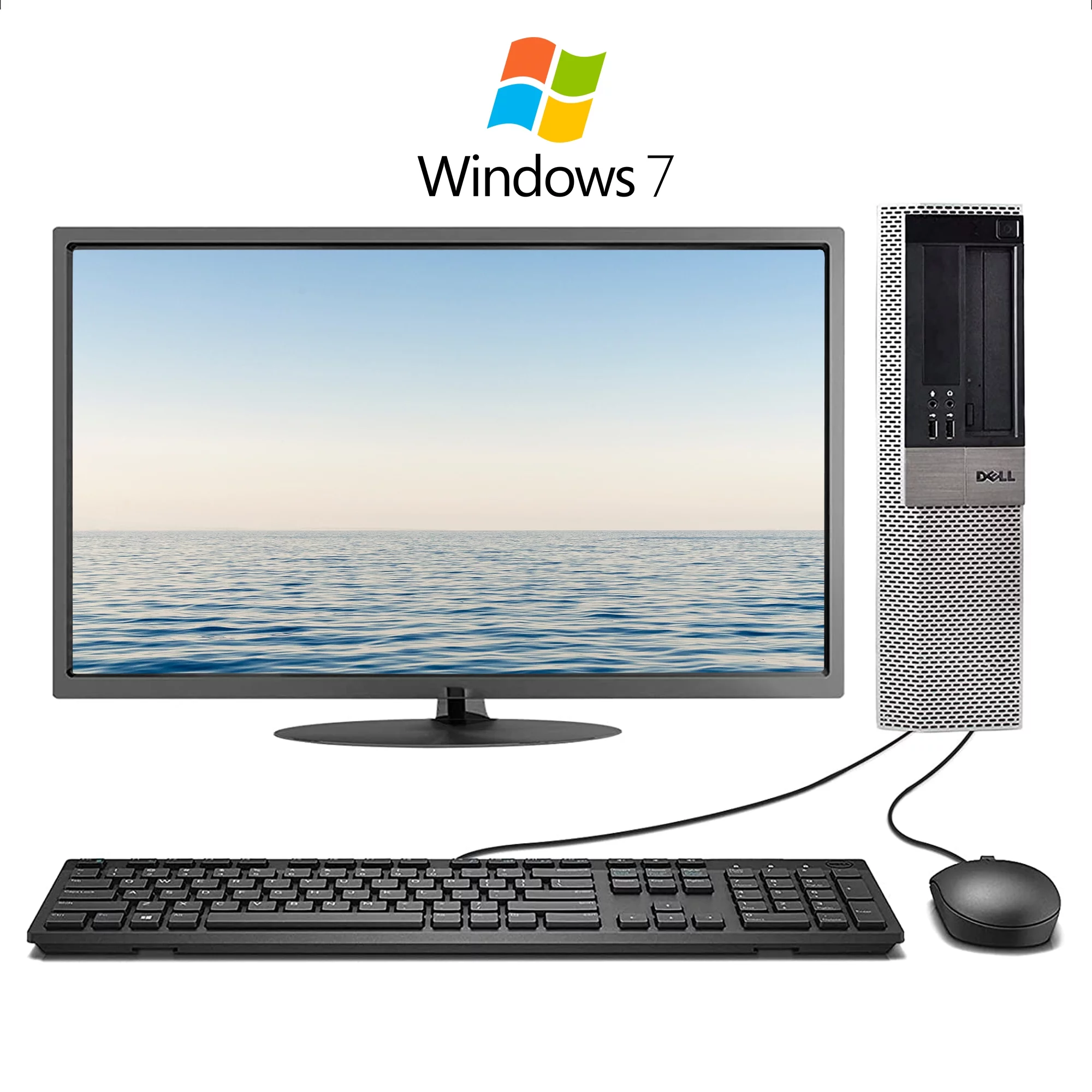 Dell OptiPlex 3020 Desktop Computer Tower i5 Dual Core 3.40 Ghz Computer PC 16GB DDR3 RAM 2TB Hard Drive Wifi DVDRW Windows 10 Pro 64 Bit
