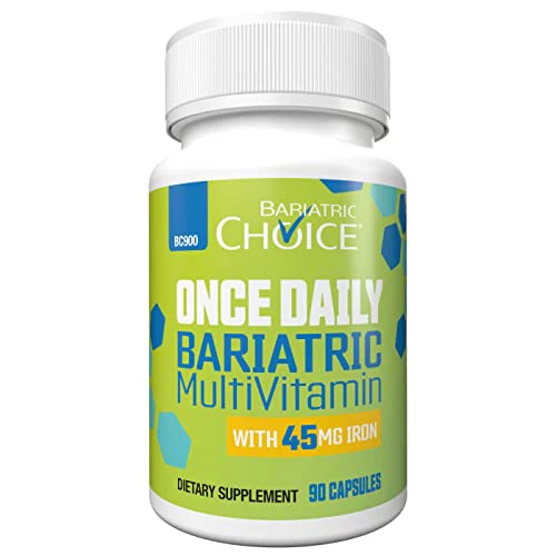 Bariatric Choice Once Daily Bariatric Multivitamin Capsule with 45 mg of Iron (90ct) - Kansas Nuitrition - HNZSDS