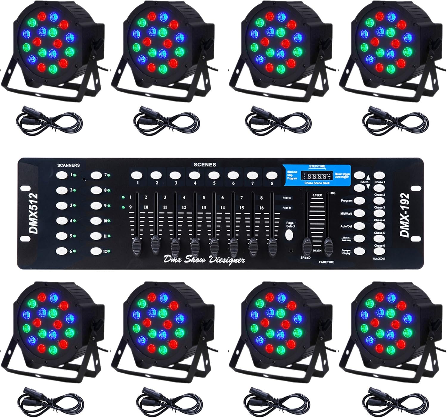 CO-Z LED Stage Lights DMX
