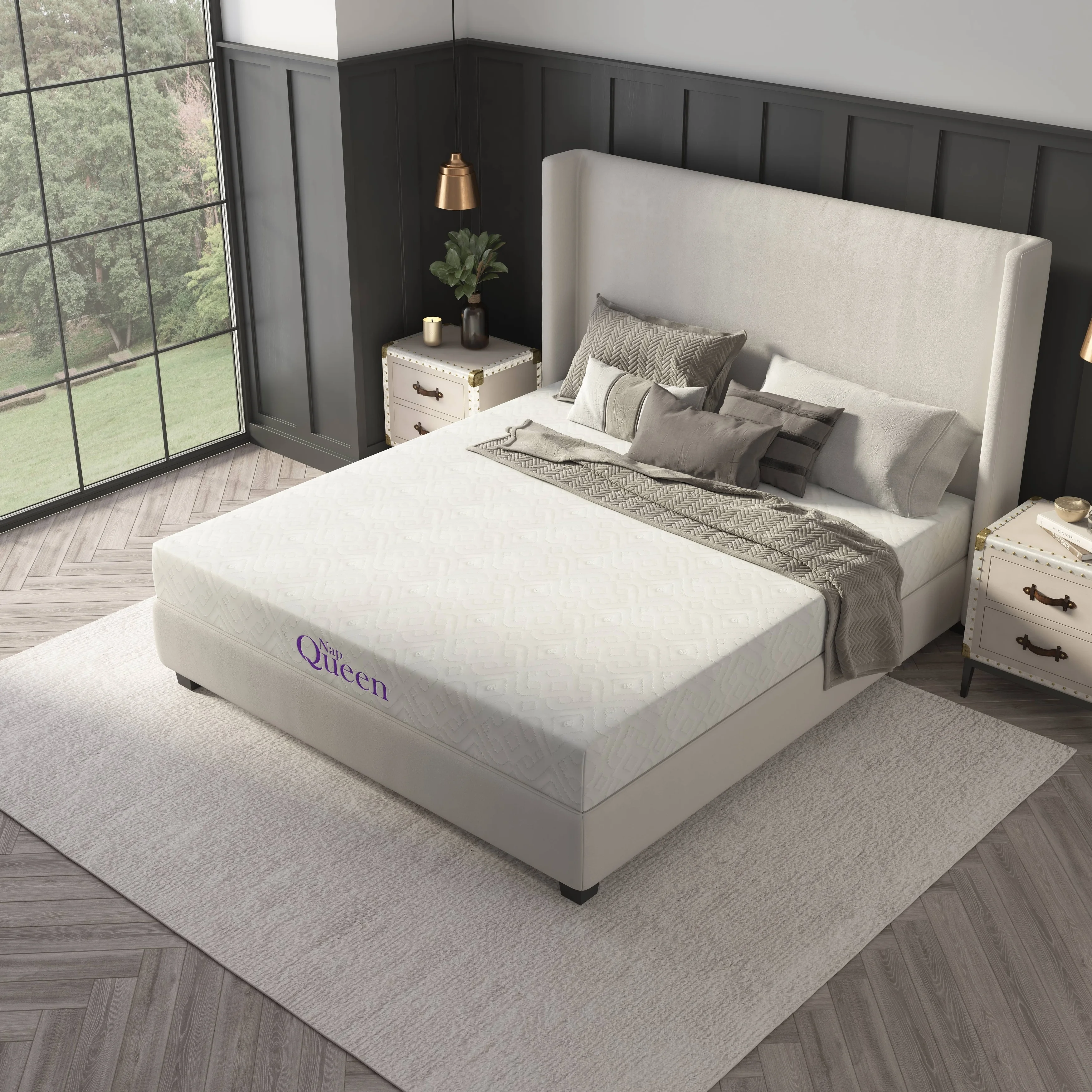 NapQueen  Elizabeth 6" Cooling Gel Infused Memory Foam Mattress Full - Curated Treasures Market