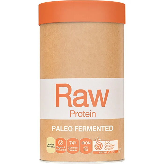 Amazonia Raw Protein Organic Paleo Gentle Digest Vanilla 500g