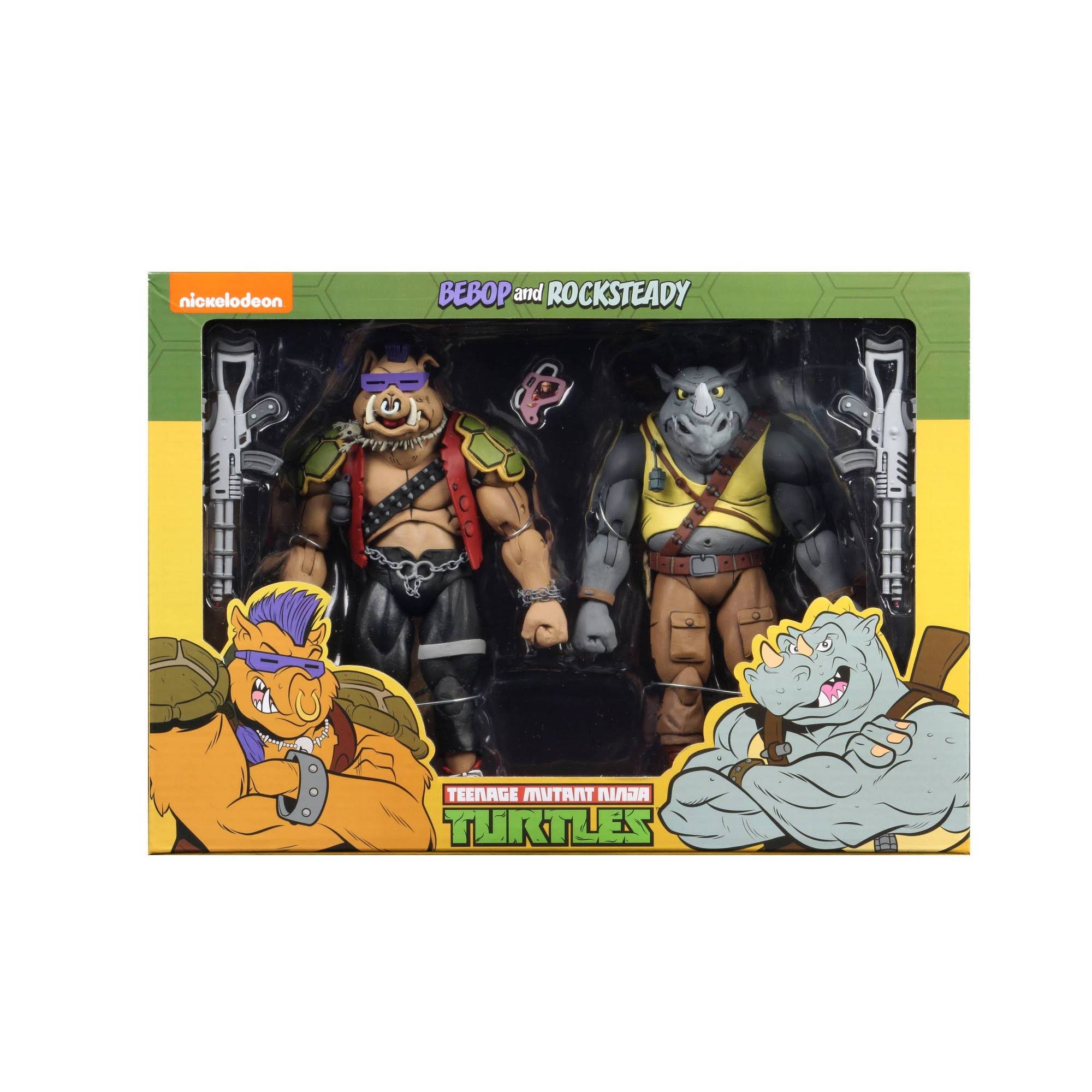 NECA Bebop Rocksteady Teenage Mutant Ninja Turtles 7x22 Action Figure 2 Pack TMNT