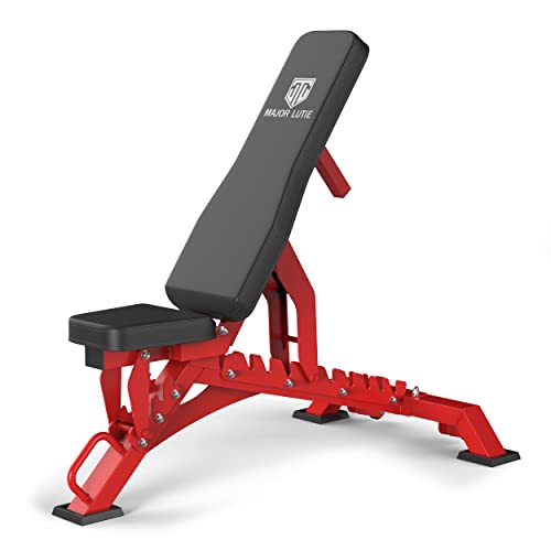 Major Fitness Weight Bench,1300 LBS Capacity Bench Press and 32 Adjustable Positions Strength Training Bench for Garage and Home Gym Workouts
