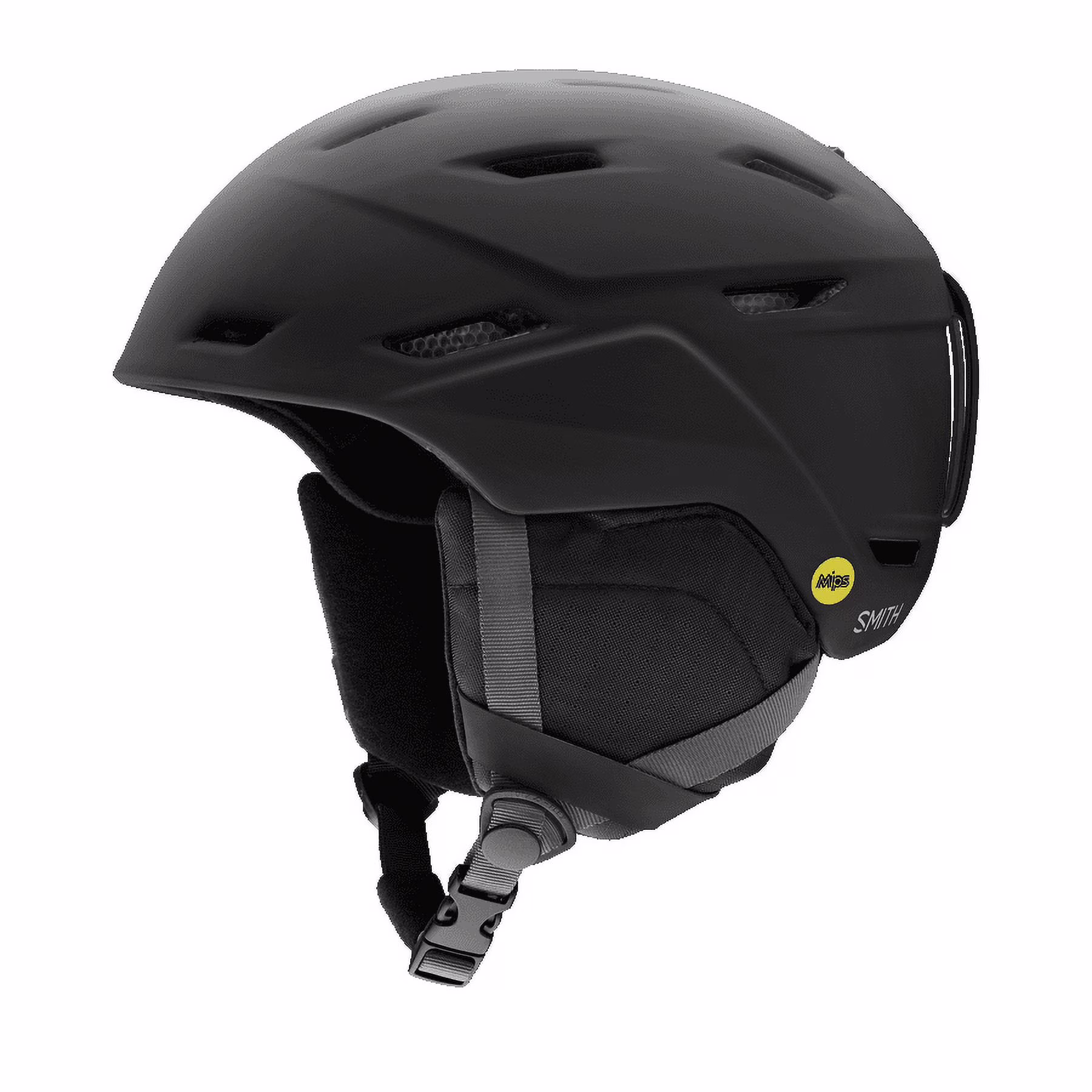 Smith Mission Mips Helmet, Matte Black, Medium