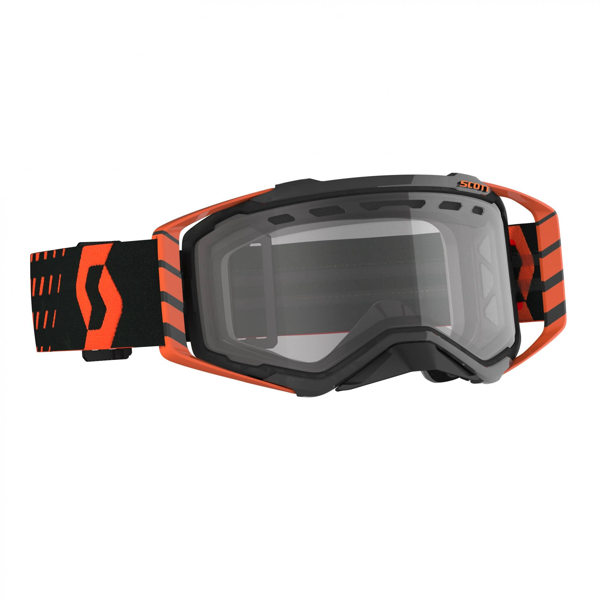 Scott Prospect Orange/Black Enduro Motocross Goggles, black-orange