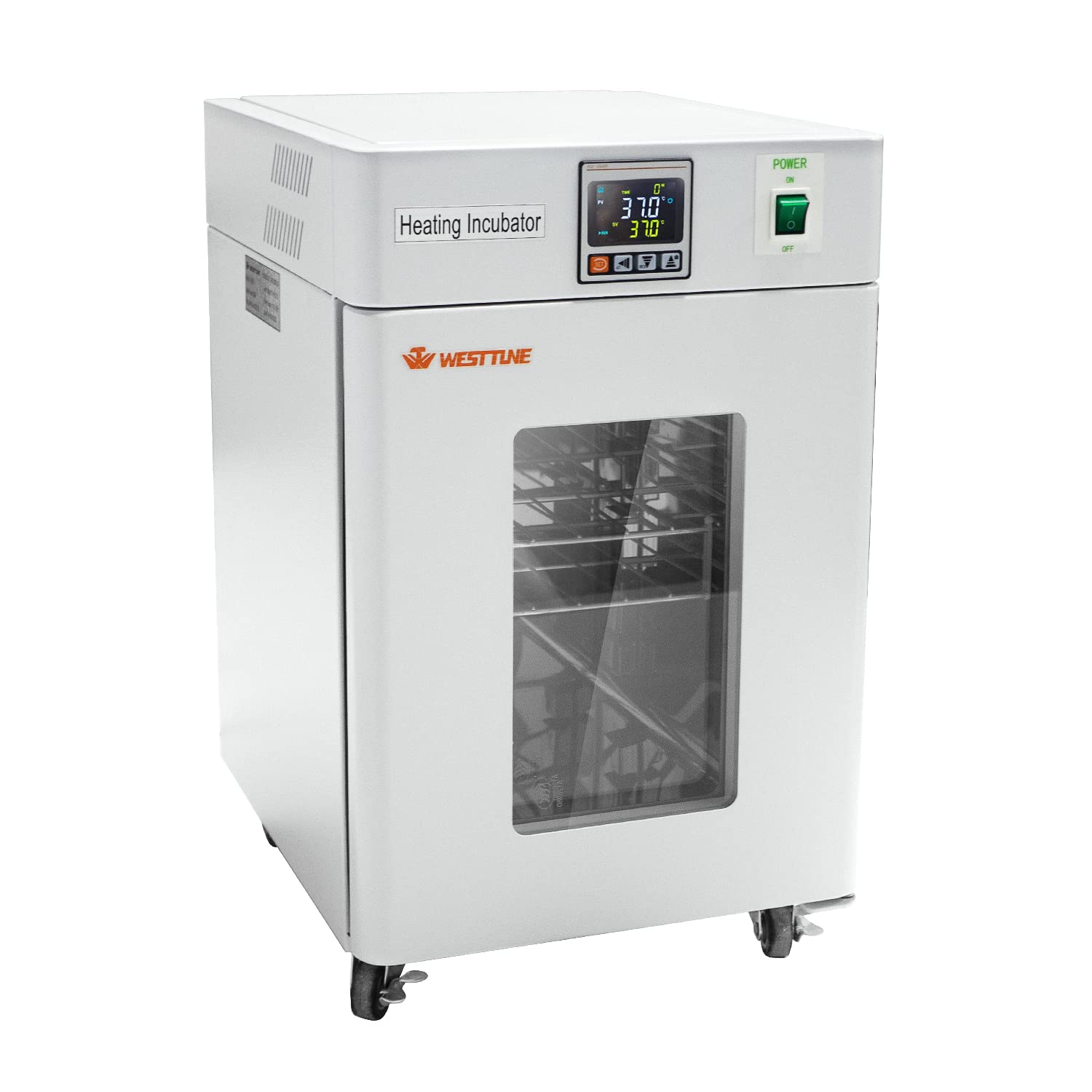 Lab Incubator 18L for Bacterial Culture Seed Germination Medical Science,Reptile Incubator RT-66℃ Digital Incubator PID Temperature Control Incubator