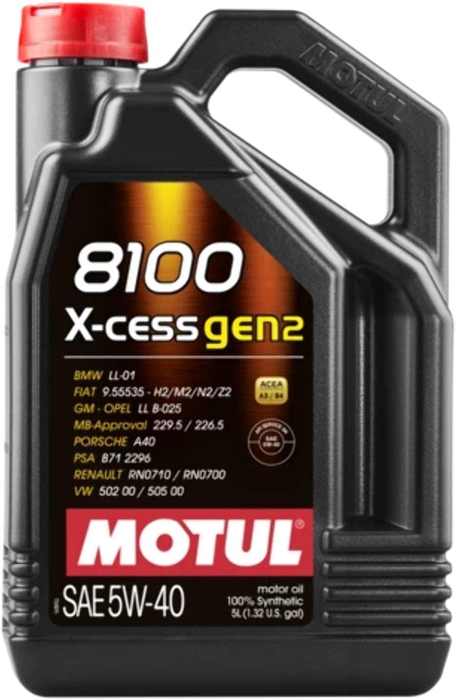 8100 X-Cess 5w40 Oil 5 Liter Bottle Pack of 2
