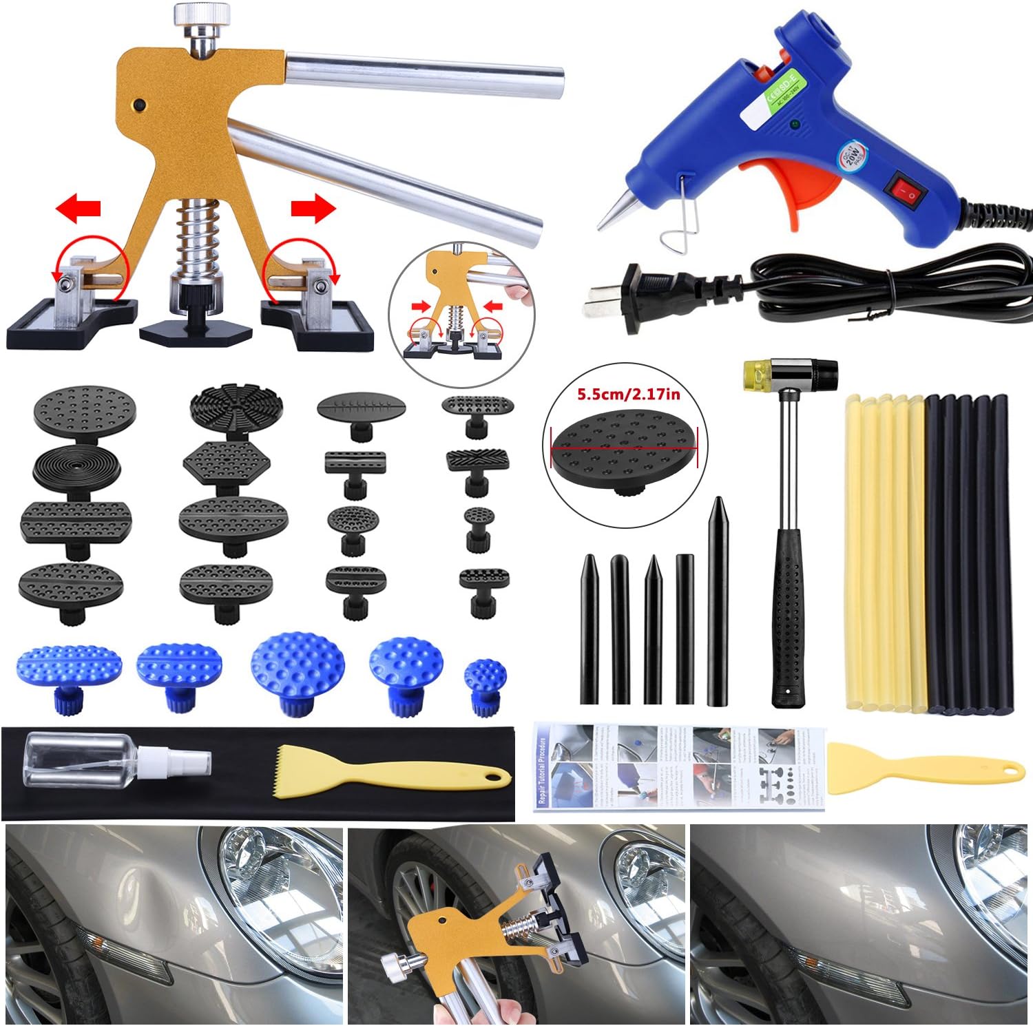 Gliston Auto Dent Puller Kit