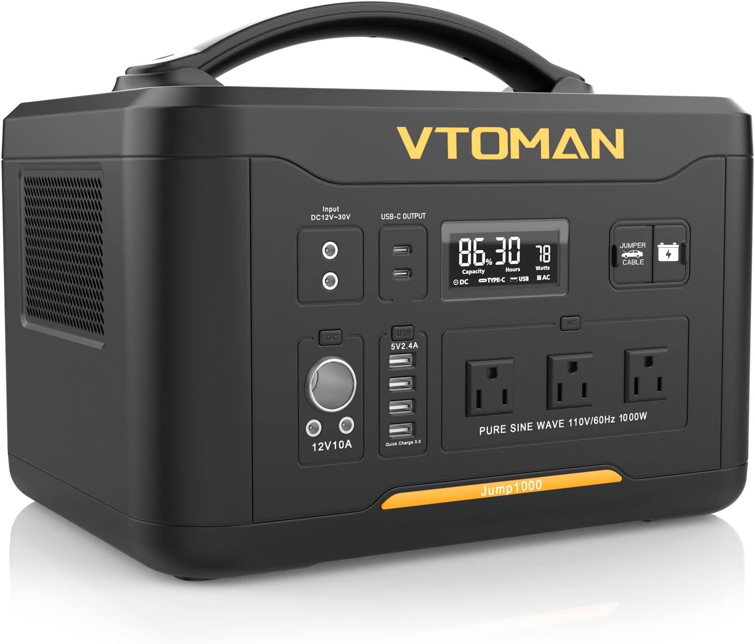 VTOMAN Jump 1000 Portable Power Station 1000W