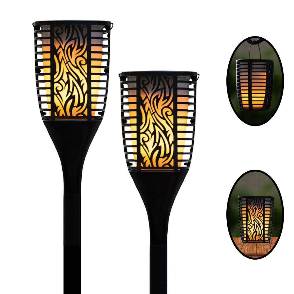 TT100 Fully Wireless Rechargeable Battery Bluetooth Tiki Speaker 2 Pack Lanterns - Avayadevconnect