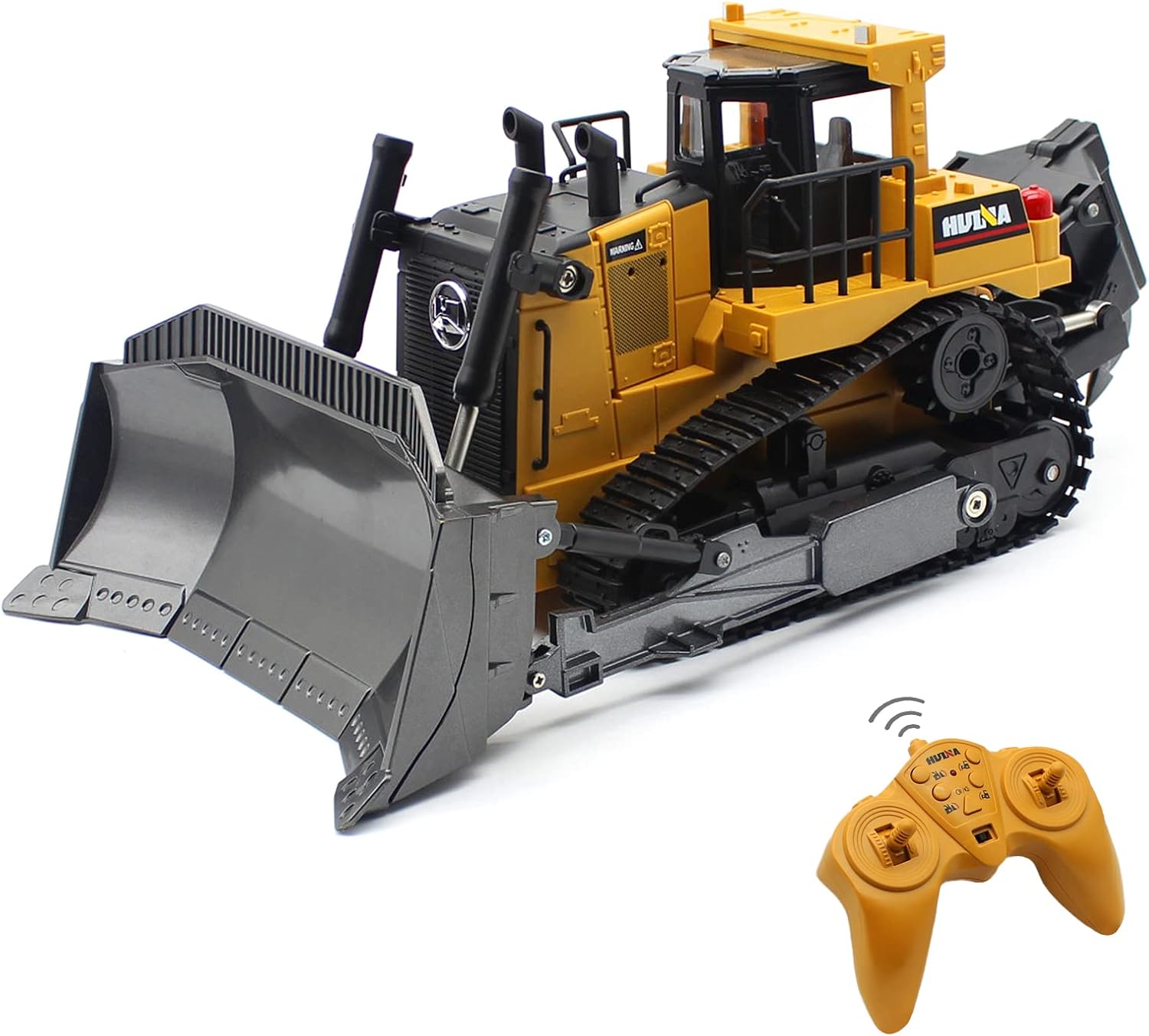 Mostop RC Bulldozer 1/16 Scale 9 Channel RC Front Loader Tractor for Kids Adults