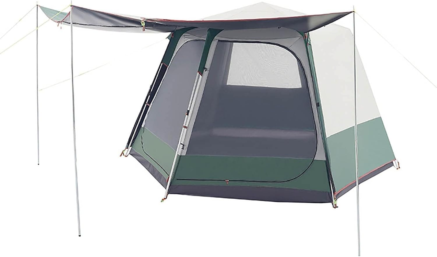 Portable Outdoor Cabin Tent – Waterproof, 4 Season Outdoor Campitent, Mesh & Extra-Wide Doors