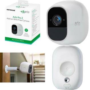 Arlo Pro 2 1080p HD Add-On Security Camera Vms4030P - 1 Wire-Free Rechargeable B