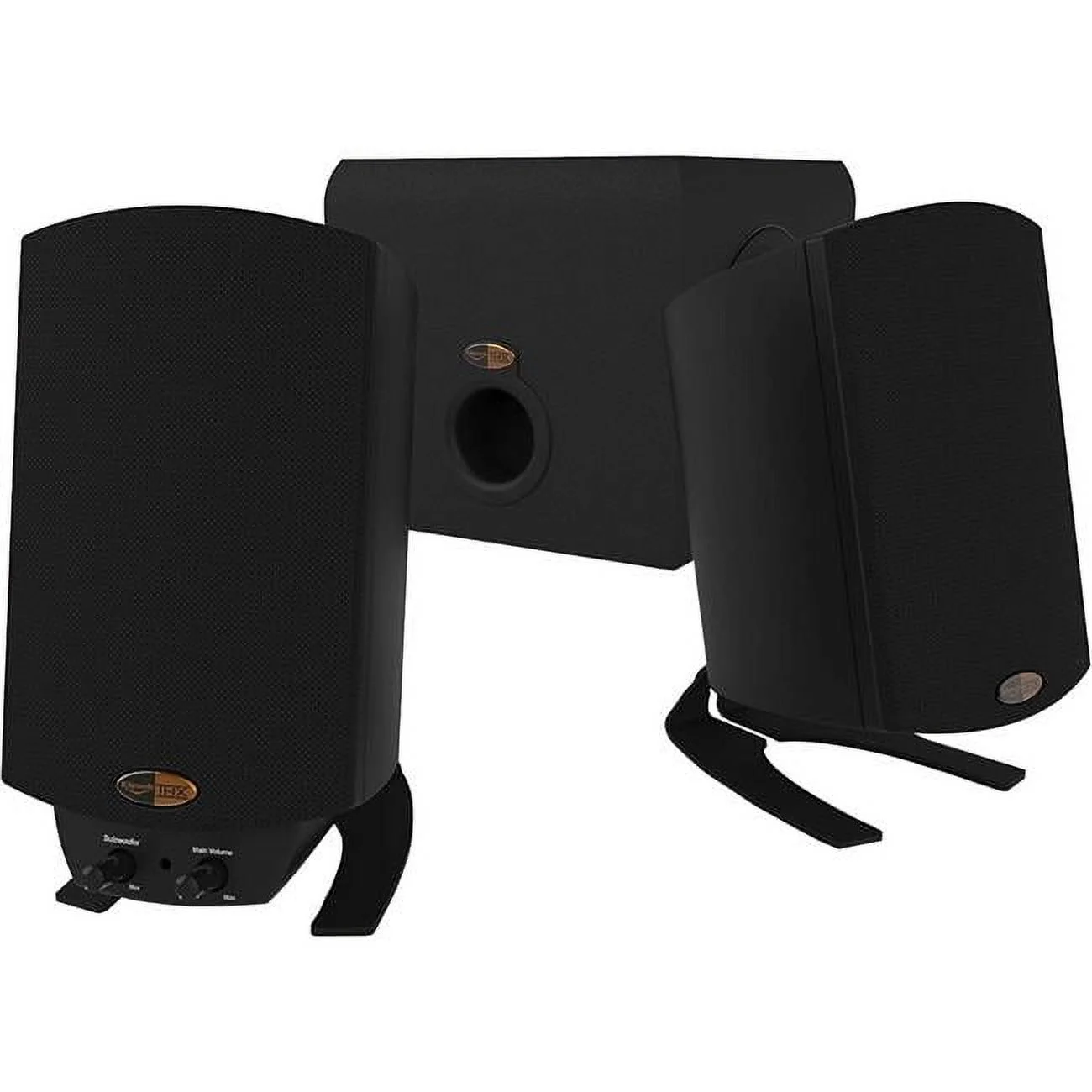 Klipsch ProMedia 2.1 THX Certified Computer Speaker System - 35 Hz to 22 kHz, Black - Curated Treasures Market